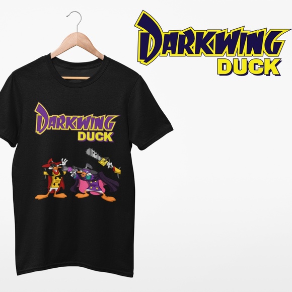 Darkwing Duck Unisex Shirt, Classic Disney Cartoon - Picture 1 of 3